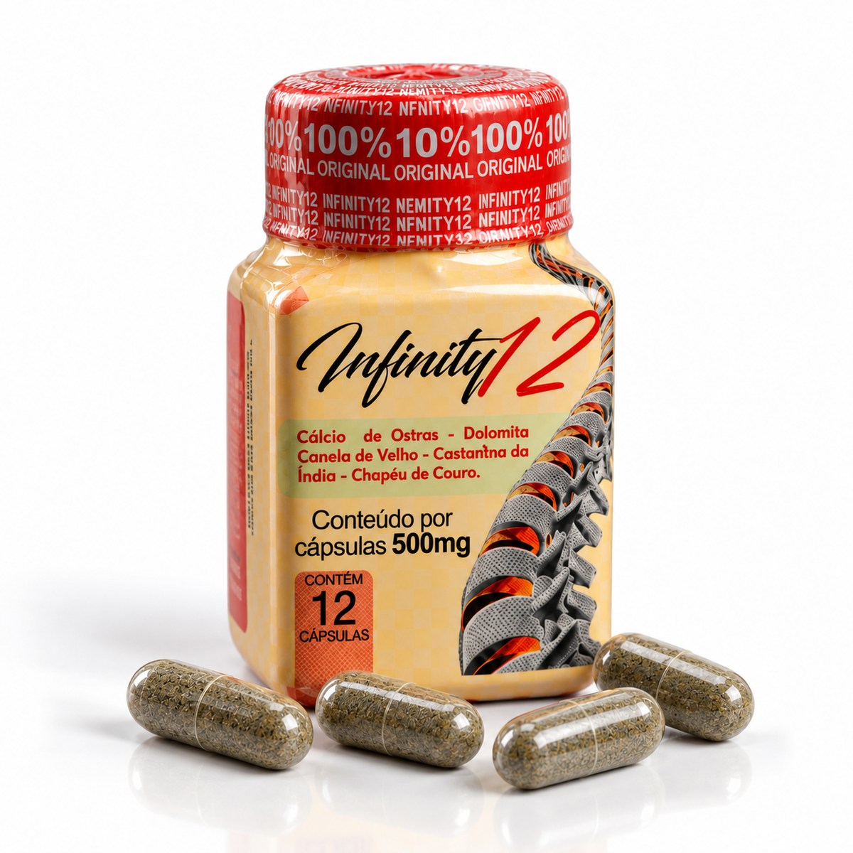 Infinity 12 500mg – 12 Cápsulas