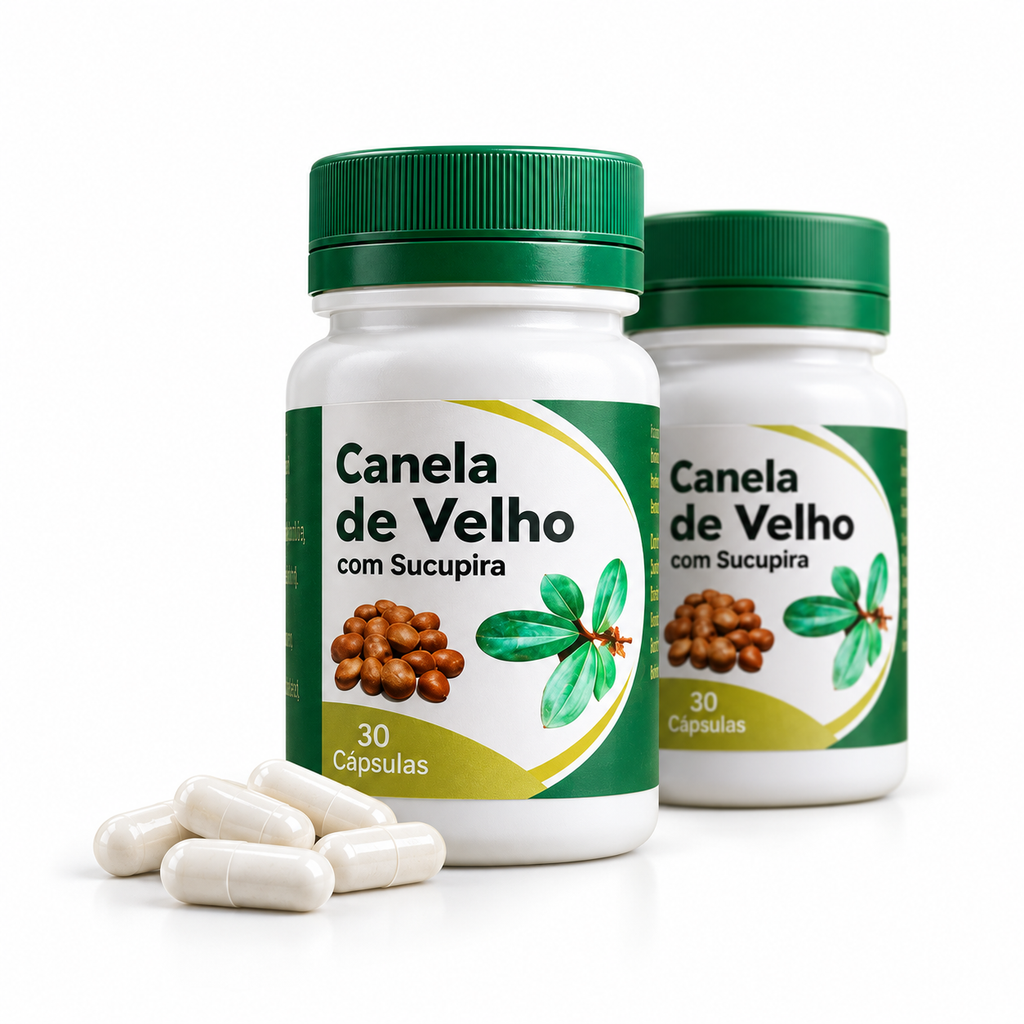 Canela de Velho com Sucupira – 30 Cápsulas